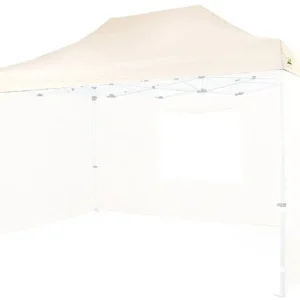 Popolare Tetto per gazebo Piramide 3x4,5 m Avorio