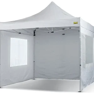 Prezzo Scontato Telo laterale Bertoni con finestra per gazebo Piramide 3 m Bianco