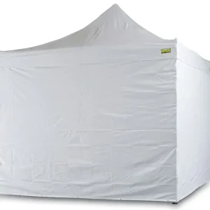 Nuovo Arrivo Telo laterale Bertoni con finestra per gazebo Piramide 3 m Bianco