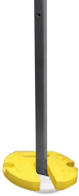 Consegna Rapida Base per gazebo Acciaio "RW" 10 kg Gialla