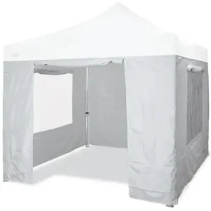 Kit di 4 pareti laterali Bertoni per gazebo Rapido 300 Bianco Reso Gratuito