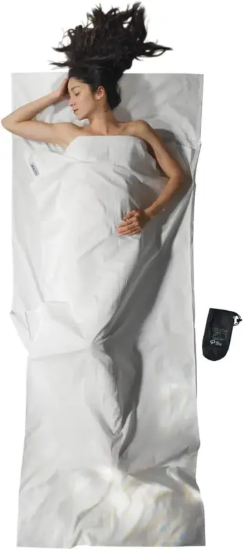 Bestseller Sacco lenzuolo Cocoon TravelSheet Cotton 220x90 cm Off-White