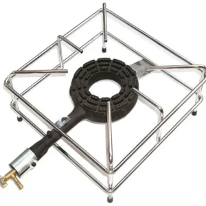 Fornello a 1 fuoco Boldrin con telaio in acciaio inox 40x40 Prezzo Ridotto